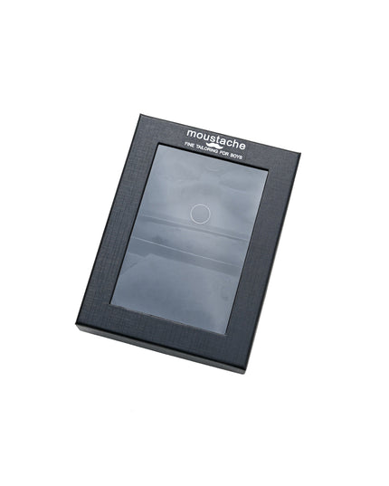 kids atelier moustache-kids-black-floral-tie-bowtie-pocketsquare-cufflinks-set-ma42036