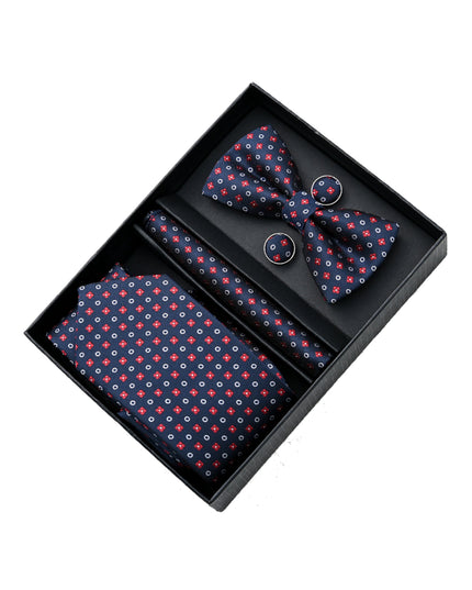 kids atelier moustache-multi-patterned-tie-set-ma42038