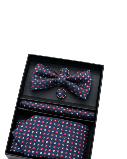 kids atelier moustache-multi-patterned-tie-set-ma42038