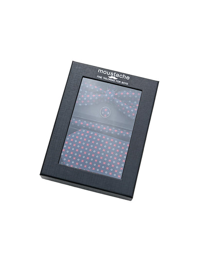 kids atelier moustache-multi-patterned-tie-set-ma42038