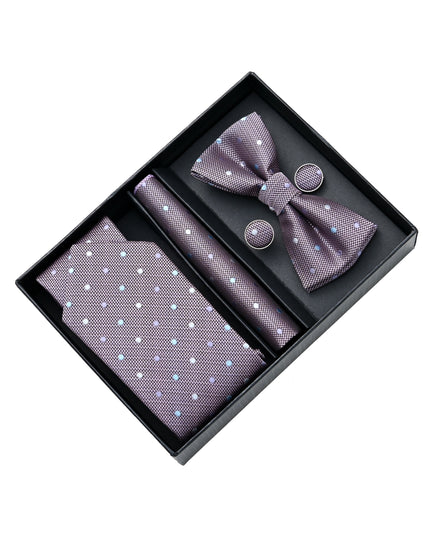kids atelier moustache-kids-bowtie-tie-cufflinks-pocketsquare-set-ma42046