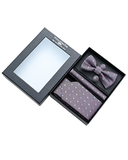 kids atelier moustache-kids-bowtie-tie-cufflinks-pocketsquare-set-ma42046