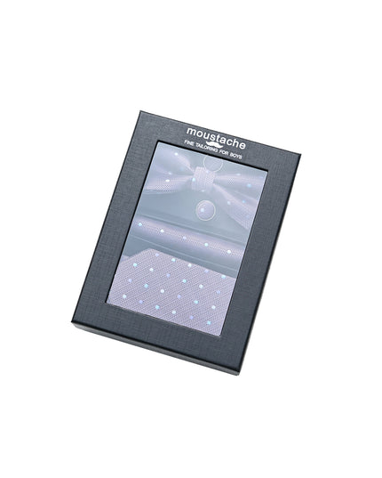 kids atelier moustache-kids-bowtie-tie-cufflinks-pocketsquare-set-ma42046