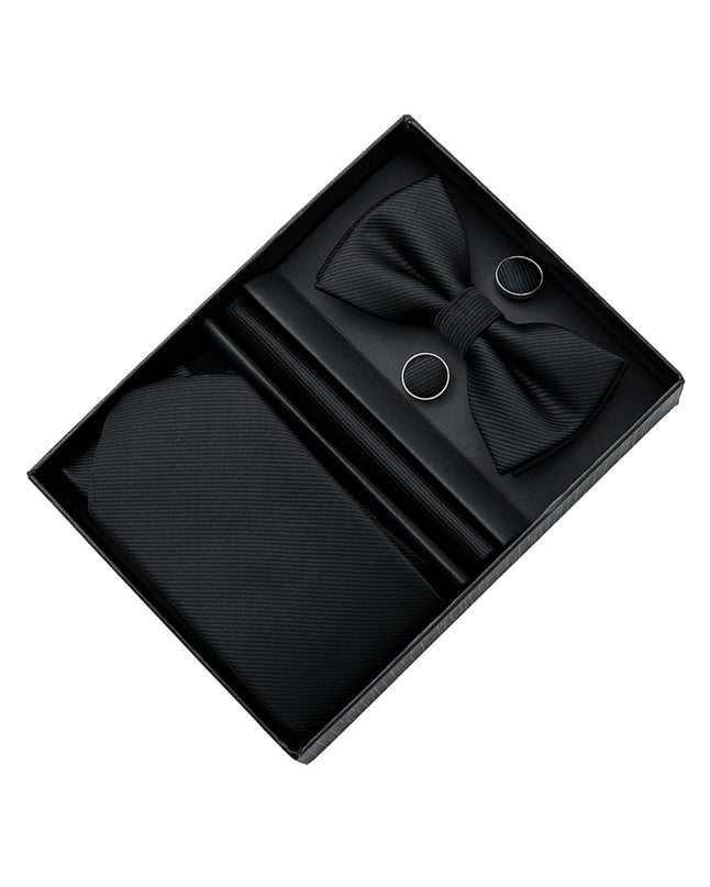 kids atelier moustache-kids-tie-bowtie-cufflinks-pocketsquare-set-ma42049