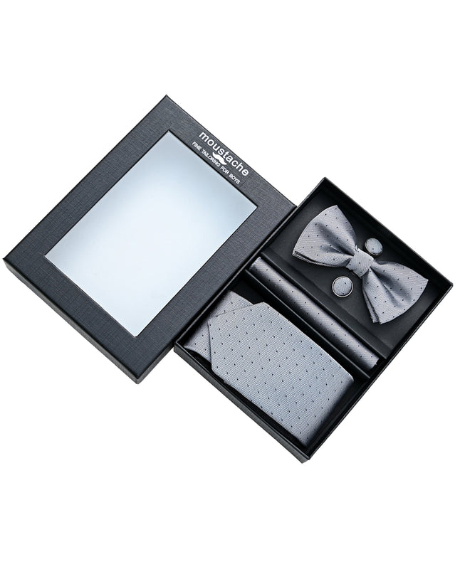 kids atelier moustache-kids-tie-bowtie-pocketsquare-cufflinks-set-ma42050