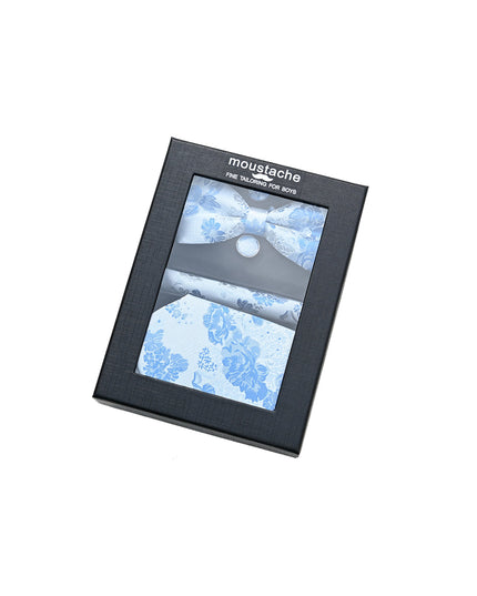 kids atelier moustache-kids-tie-bowtie-cufflinks-pocketsquare-set-ma42052