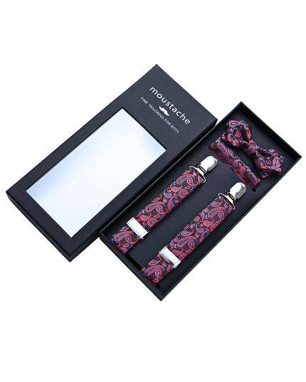 kids atelier moustache-suspenders-bowtie-pocket-square-set-ma42056