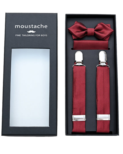 kids atelier moustache-suspenders-bowtie-pocket-square-set-ma42058
