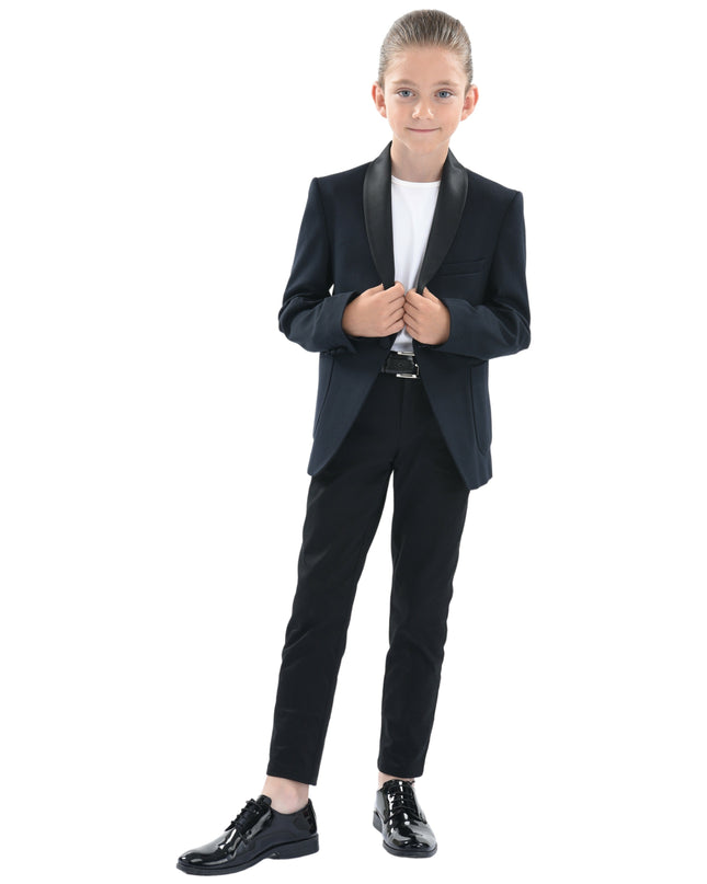 kids-atelier-moustache-Navy Hendrix Casual Dress Outfit