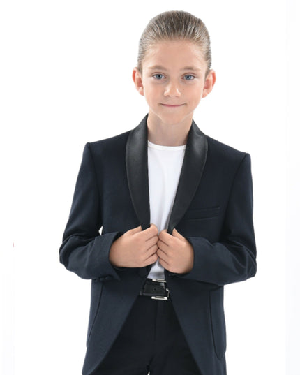 kids-atelier-moustache-Navy Hendrix Casual Dress Outfit