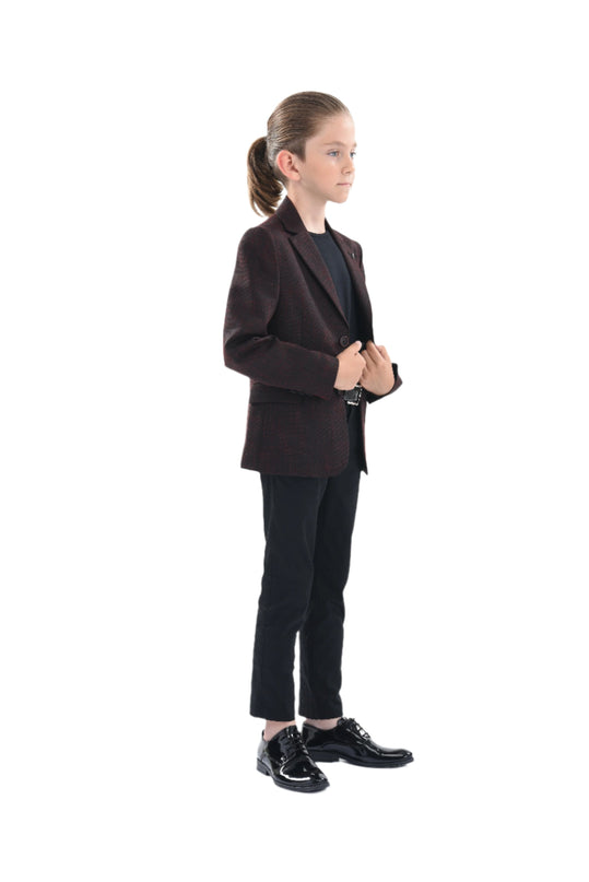 kids-atelier-moustache-Red Olivero Casual Dress Outfit