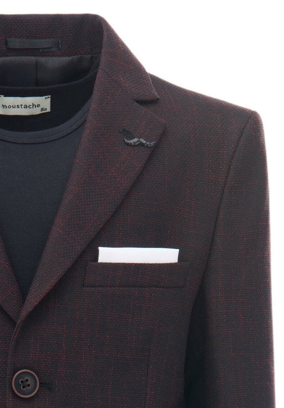 kids-atelier-moustache-Red Olivero Casual Dress Outfit