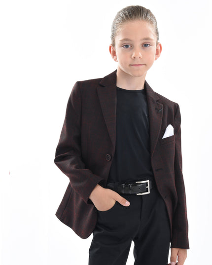 kids-atelier-moustache-Red Olivero Casual Dress Outfit