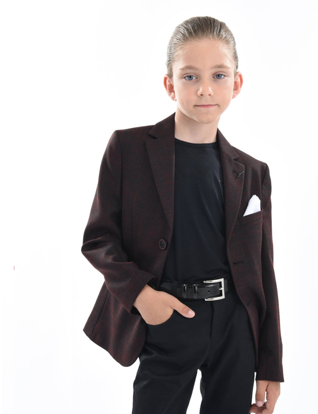 kids-atelier-moustache-Red Olivero Casual Dress Outfit