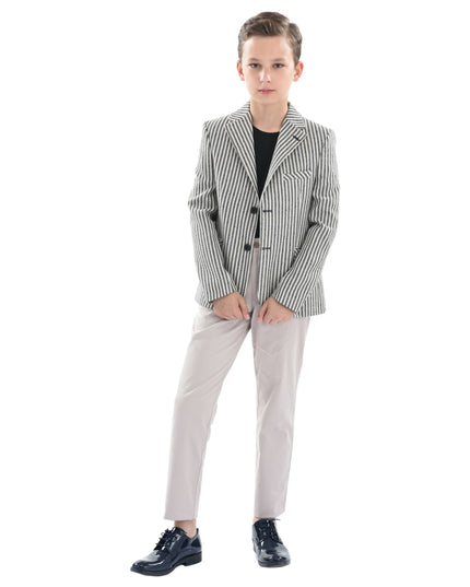 kids-atelier-moustache-Beige Olivero Striped Casual Dress Outfit