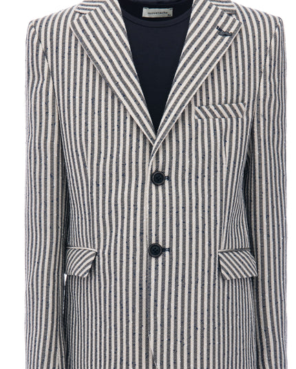 kids-atelier-moustache-Beige Olivero Striped Casual Dress Outfit