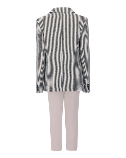 kids-atelier-moustache-Beige Olivero Striped Casual Dress Outfit