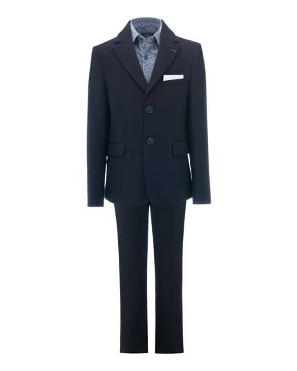 kids atelier moustache Navy Beckett Formal Dress Outfit