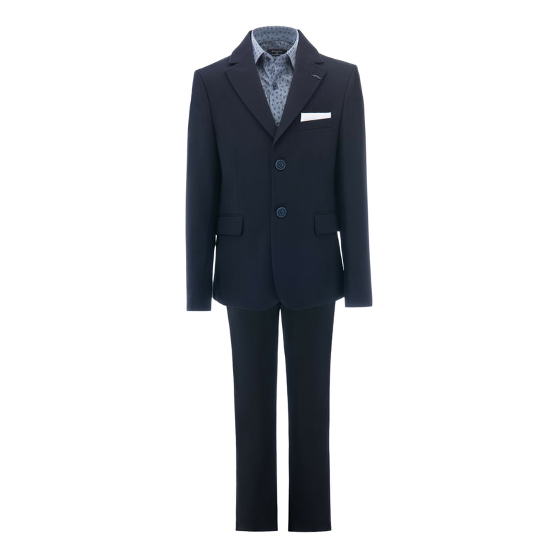 kids atelier moustache Navy Beckett Formal Dress Outfit