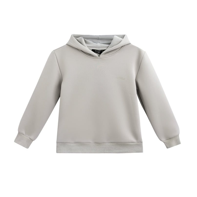 kids atelier moustache Light Gray Tracksuit Set