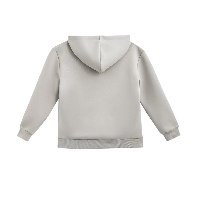 kids atelier moustache Light Gray Tracksuit Set