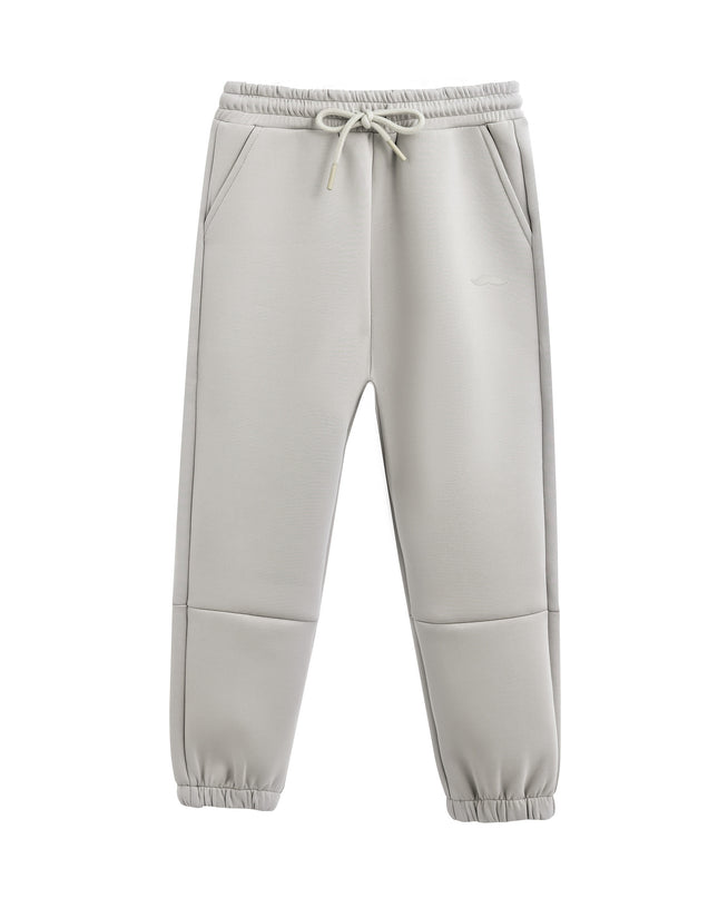 kids atelier moustache Light Gray Tracksuit Set
