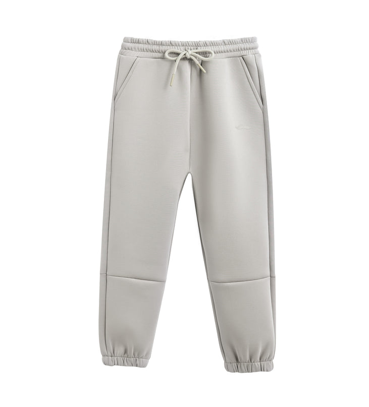 kids atelier moustache Light Gray Tracksuit Set