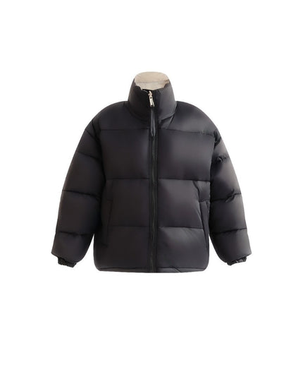 kids atelier moustache Black Quilted Puffer Jacket