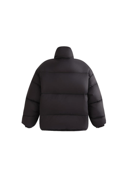 kids atelier moustache Black Quilted Puffer Jacket