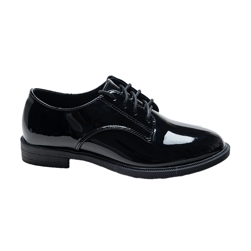kidsatelier-moustache-Black-Oxford-Laced-Dress-Shoes