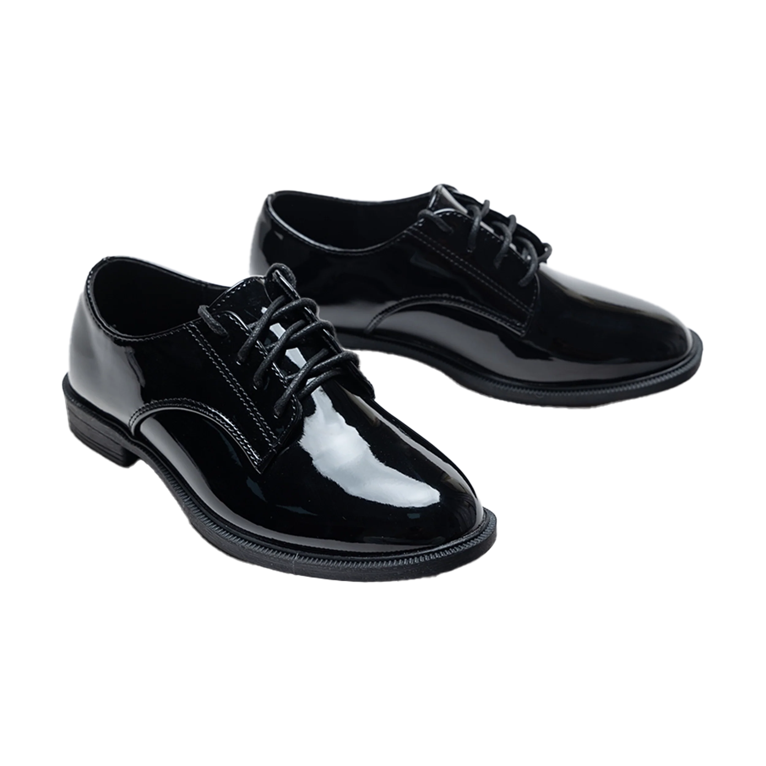 Black Oxford Laced Dress Shoes – Moustache Kids