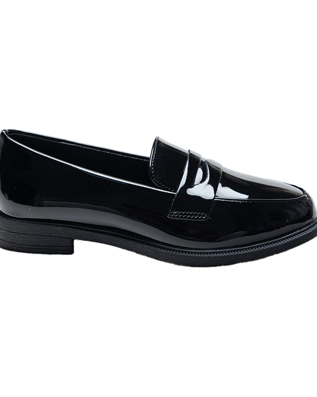 kidsatelier-moustache-Black-Patent-Penny-Loafers