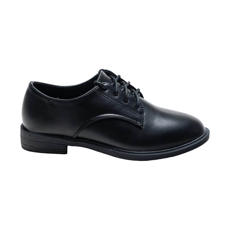 kids atelier moustache Black Derby Dress Shoes