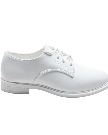 kids atelier moustache White Derby Dress Shoes
