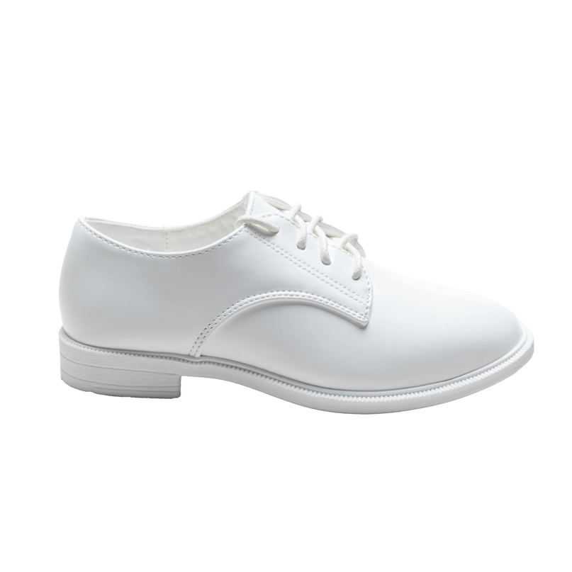 kids atelier moustache White Derby Dress Shoes