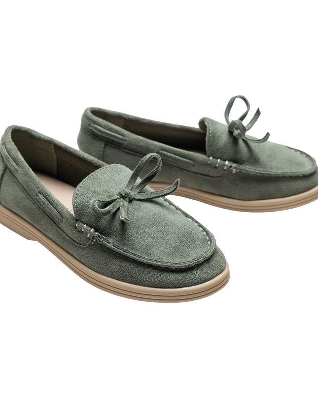 kidsatelier-moustache-Olive-Suede-Formal-Laced-Dress-Shoes