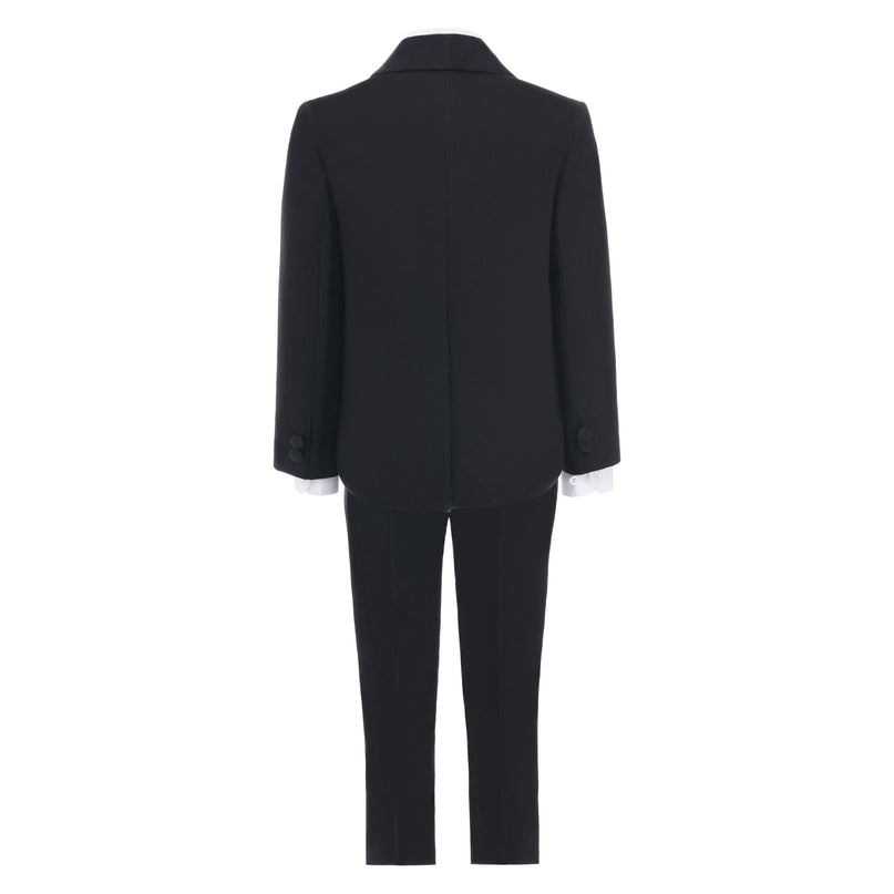 kidsatelier-moustache-Classic Black Tailcoat Suit