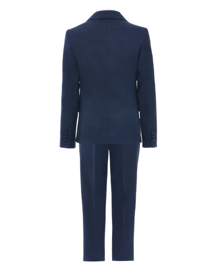 kidsatelier-moustache-Navy Blue Formal Suit