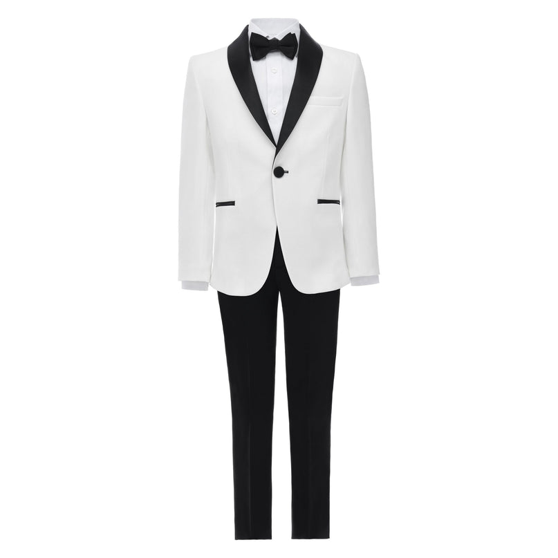 kidsatelier-moustache-White-suit-with-Black-Shawl-Lapel