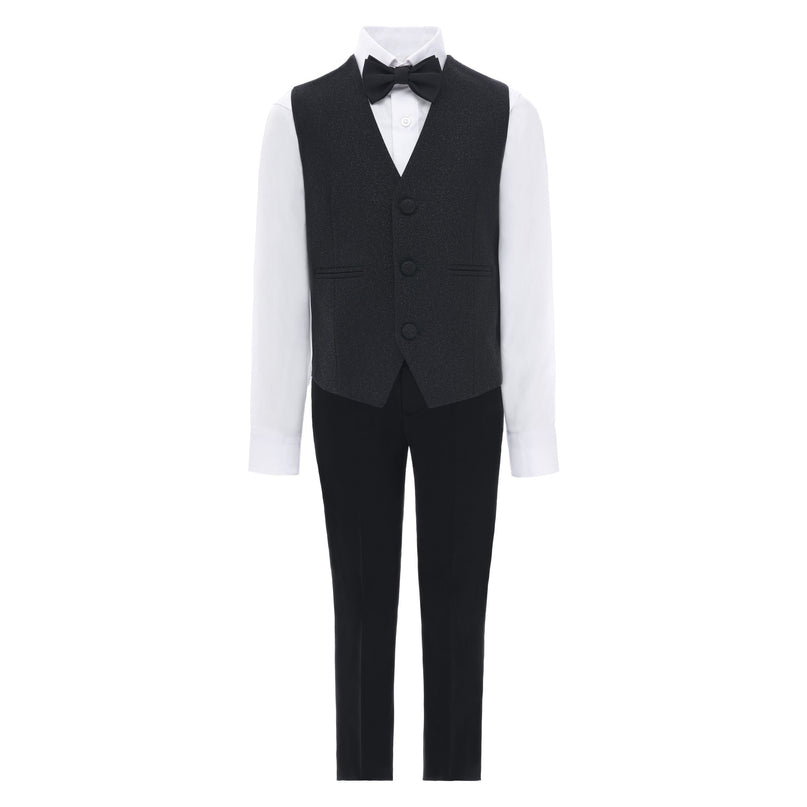 kidsatelier-moustache-Black-Classic-Glitter-Lapel-suit
