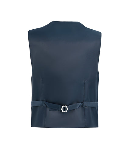 kids atelier moustache Navy Vest Bow Tie Set