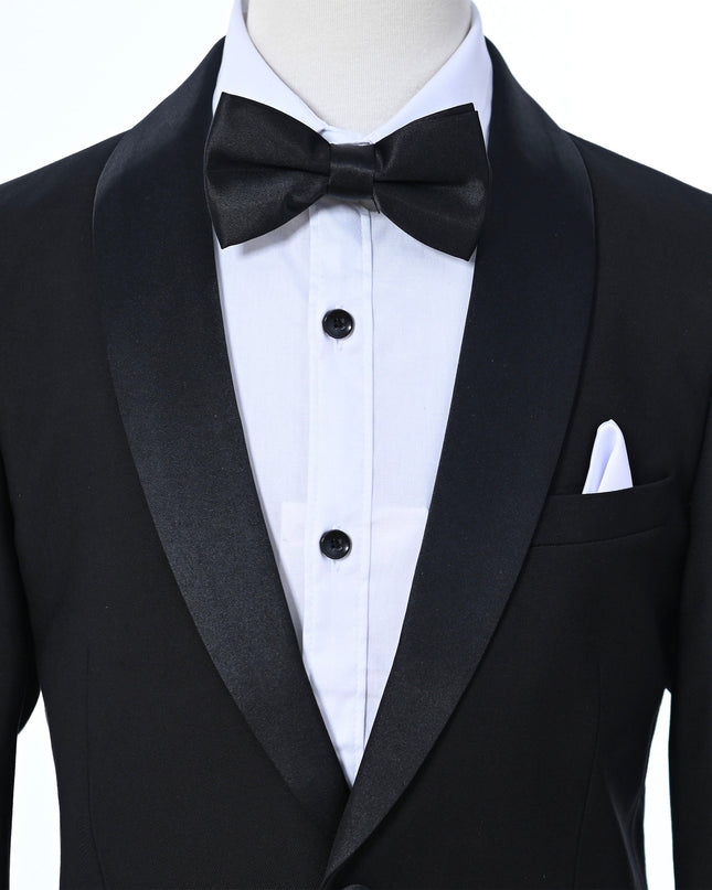 kidsatelier-moustache-Black-Moustache-Shawl-Lapel-Tuxedo-Set