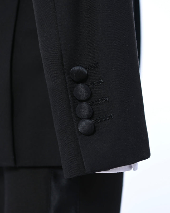 kidsatelier-moustache-Black-Moustache-Shawl-Lapel-Tuxedo-Set