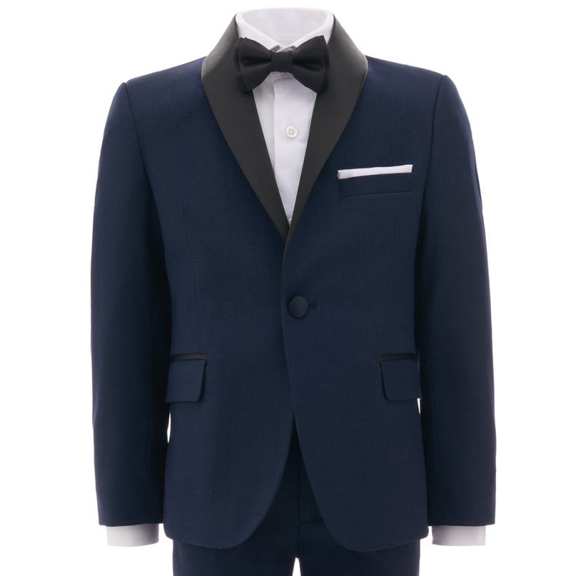 Navy Shawl Lapel Suit