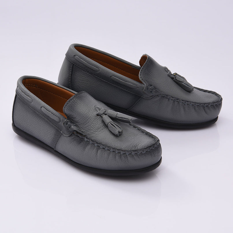 kids-atelier-moustache-kid-baby-boy-grey-leather-tassel-loafers-lf02-gray