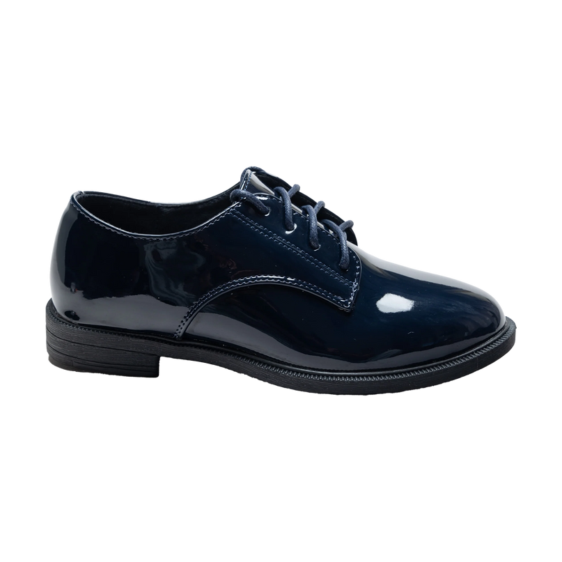 Navy Oxford Laced Dress Shoes