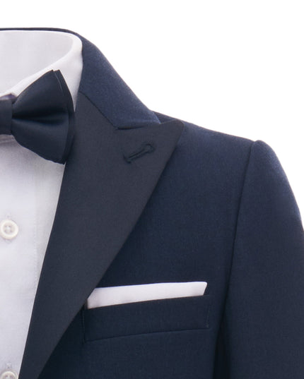 Navy Peak Lapel Suit