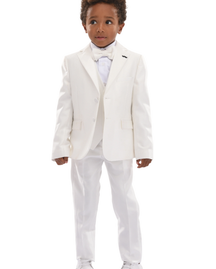 Cream 5pc Peak Lapel Tuxedo