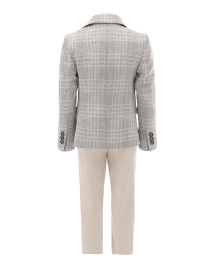 kids-atelier-moustache-kid-boy-baby-beige-plaid-peak-lapel-suit-22m22-beige