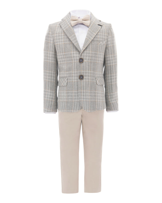 kids-atelier-moustache-kid-boy-baby-beige-plaid-peak-lapel-suit-22m22-beige